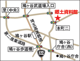 川口市鳩ヶ谷本町 郷土資料館マップ 川口市鳩ヶ谷本町 郷土資料館マップ