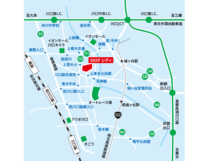 スキップシティ地図 スキップシティ地図